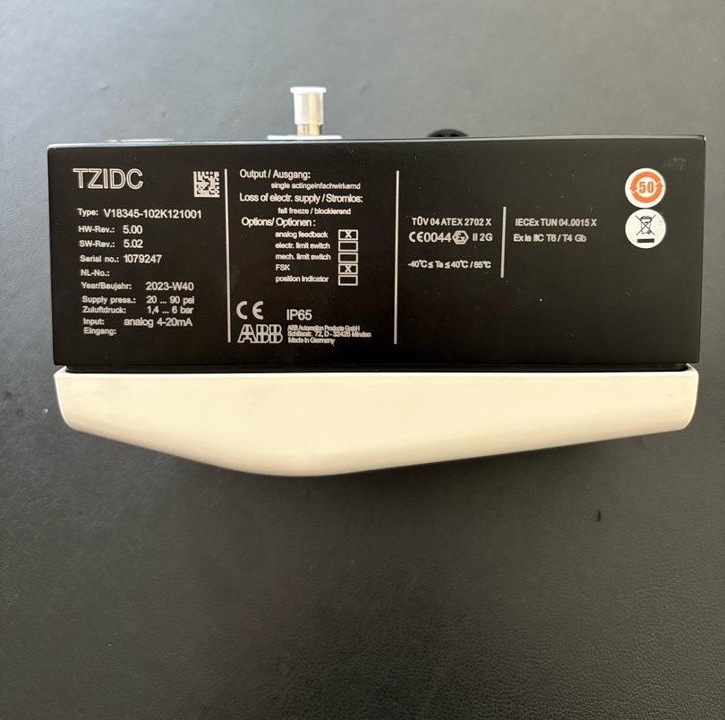 ABB V8345-102K121001 Electro-Pneumatic Positioner